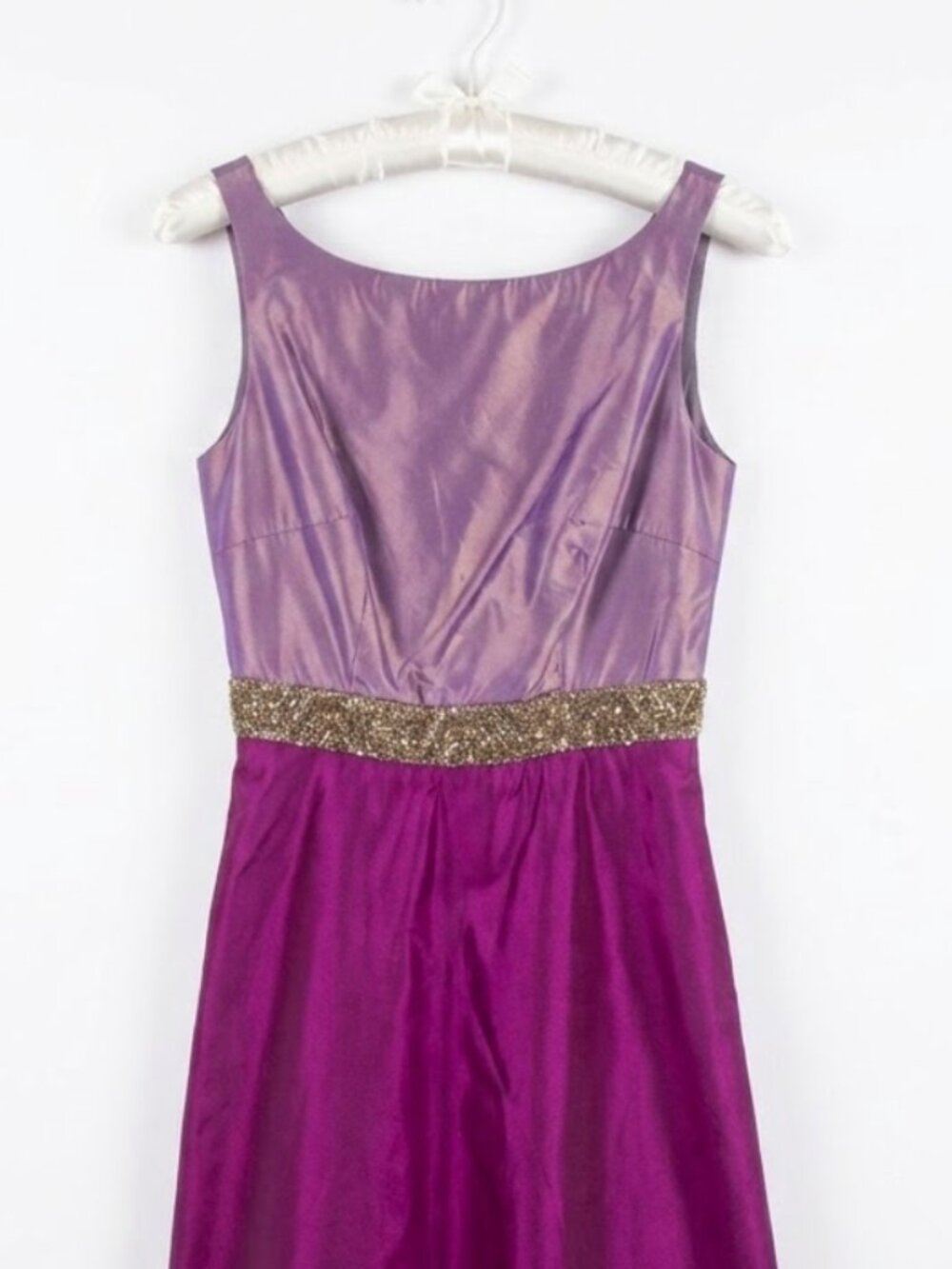 Kay Unger Petites Silk Taffeta Cocktail Dress - Size 2P